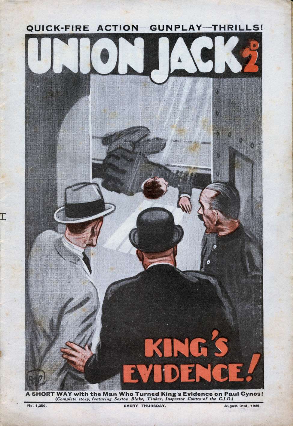 Comic Book Cover For Union Jack 1350 - King's Evidence