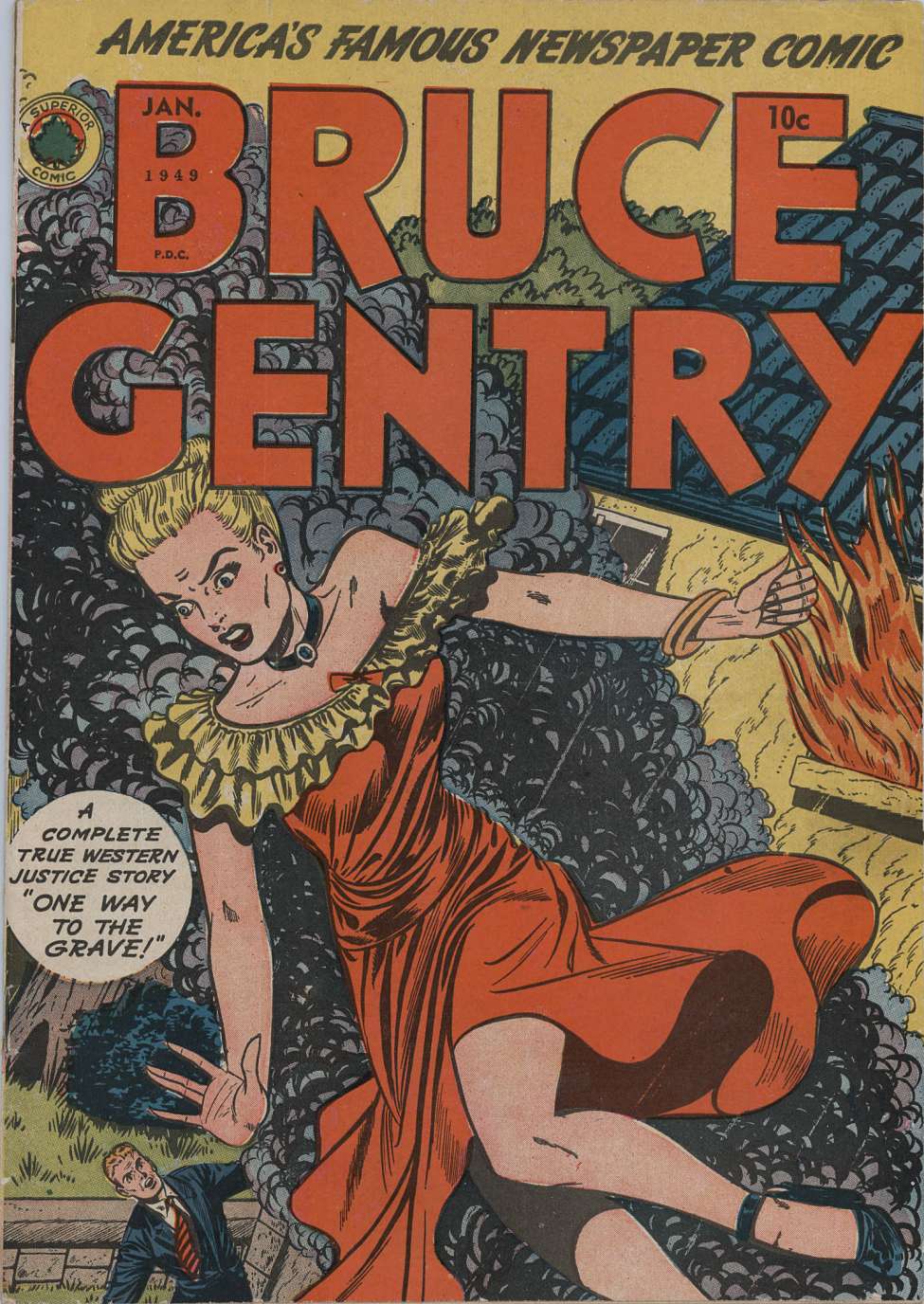 Comic Book Cover For Bruce Gentry 3
