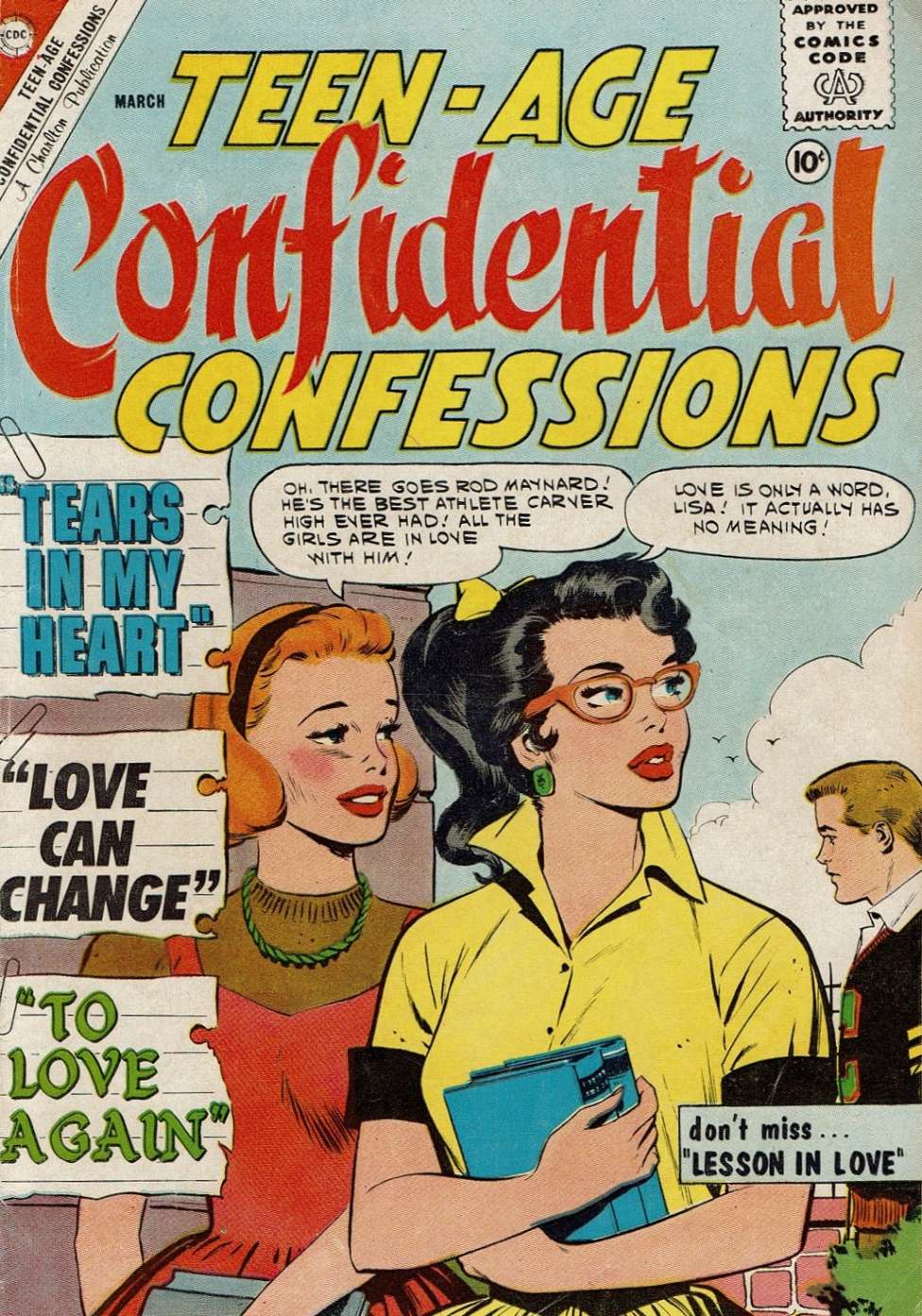 Comic Book Cover For Teen-Age Confidential Confessions 5