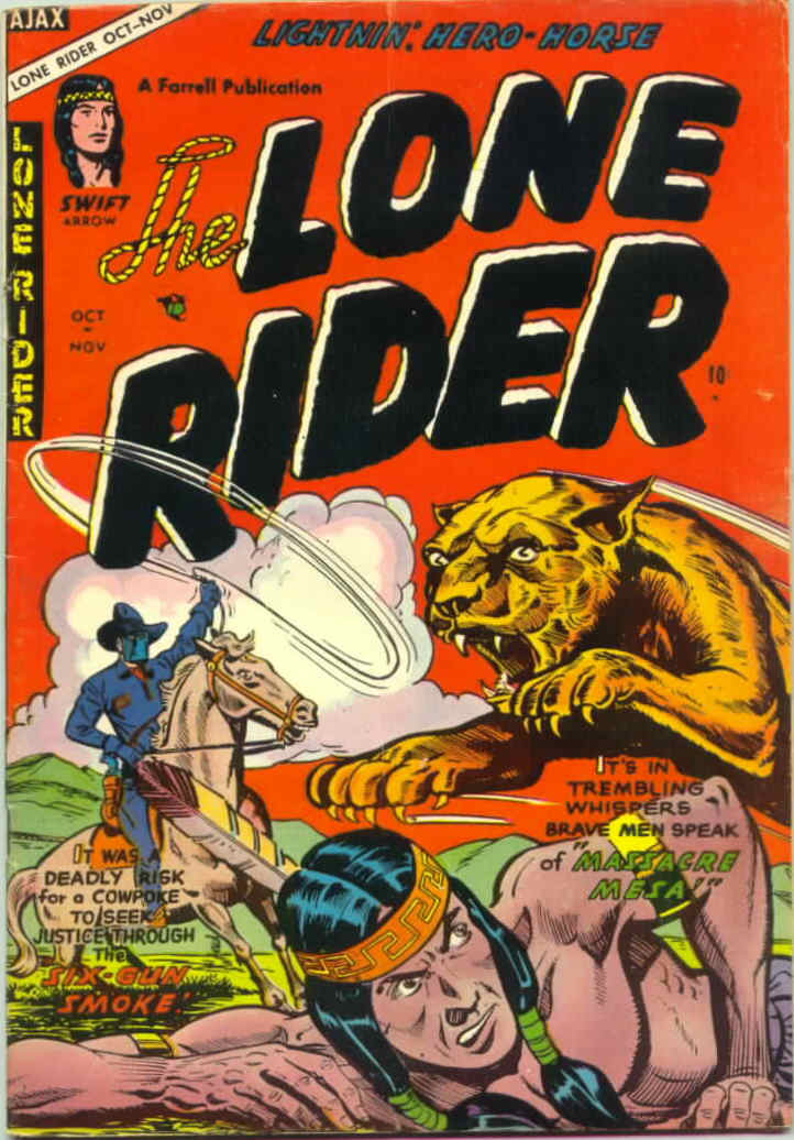 Comic Book Cover For The Lone Rider 22 - Version 1