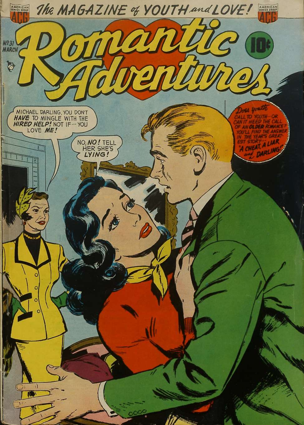 Comic Book Cover For Romantic Adventures 31