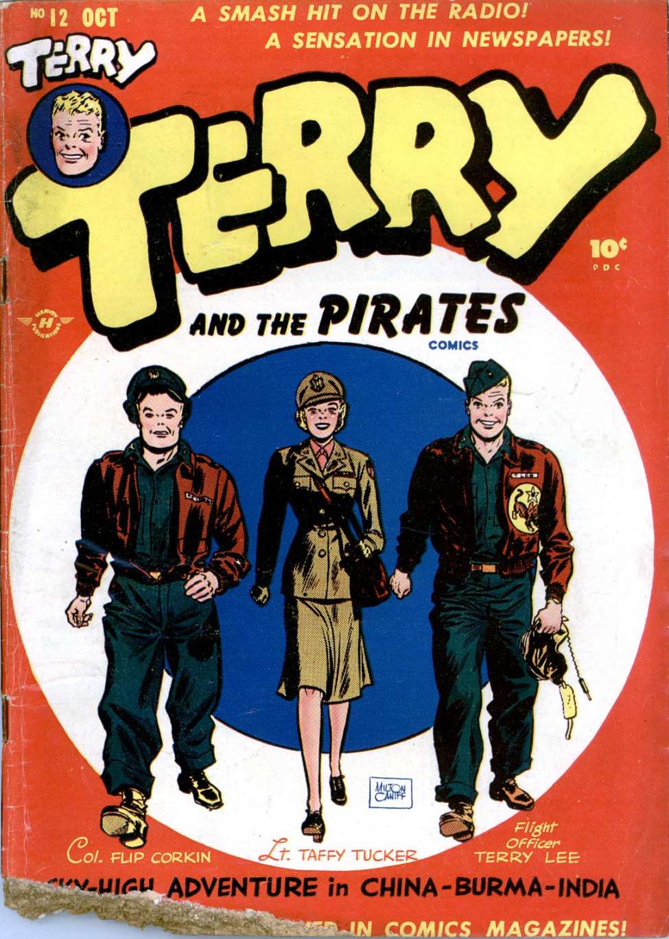 Comic Book Cover For Terry and the Pirates 12