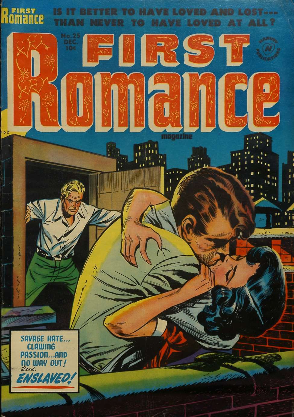 Book Cover For First Romance Magazine 25