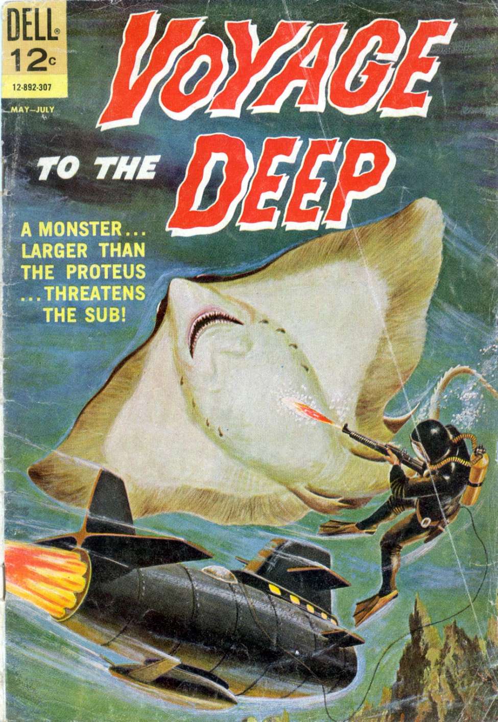 Comic Book Cover For Voyage to the Deep 2