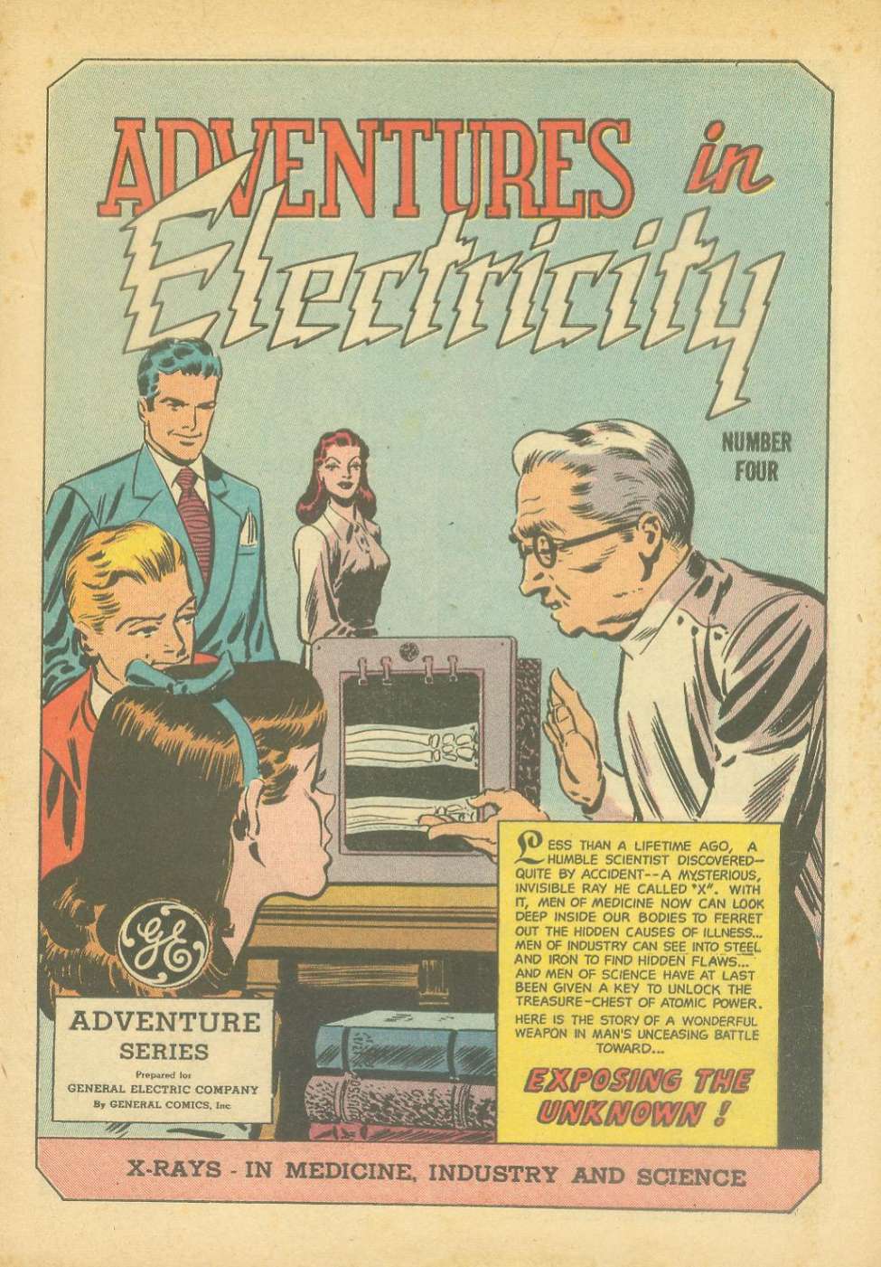 Comic Book Cover For Adventures in Electricity 4