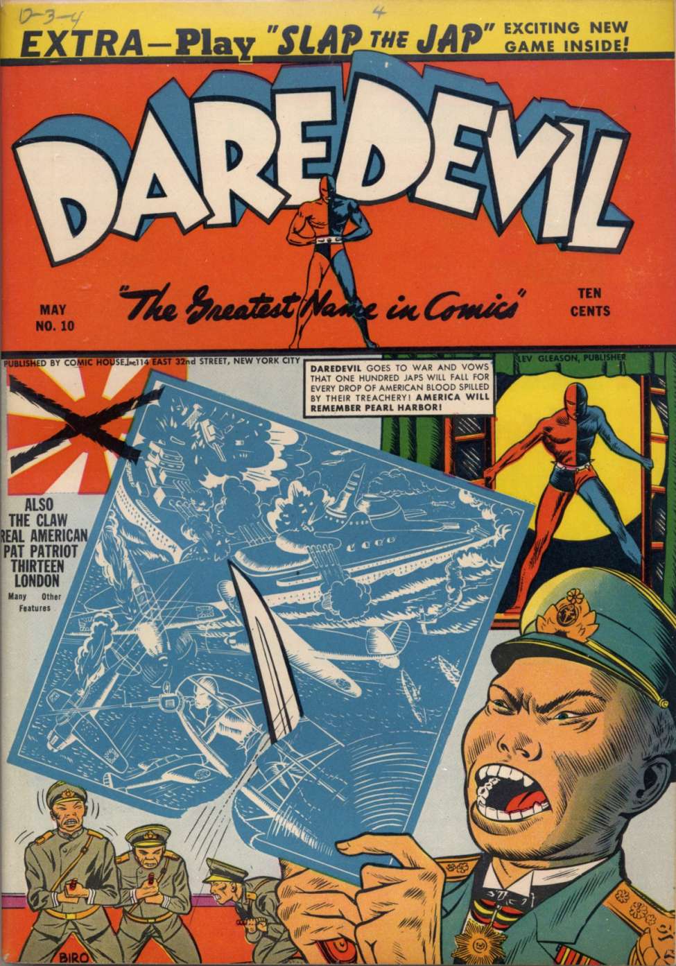 Comic Book Cover For Daredevil Comics 10 - Version 1