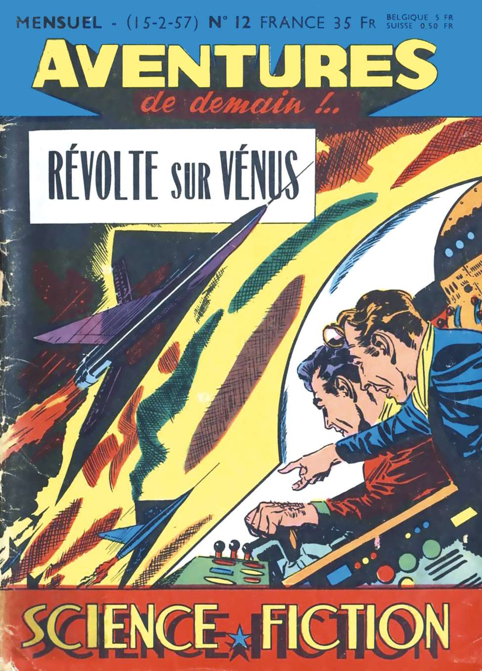 Book Cover For Aventures de Demain 12 - Révolte sur Vénus