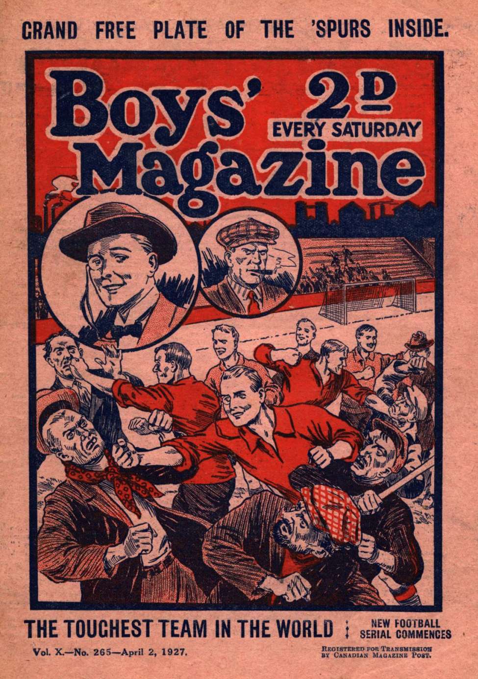 Book Cover For Boys' Magazine 265
