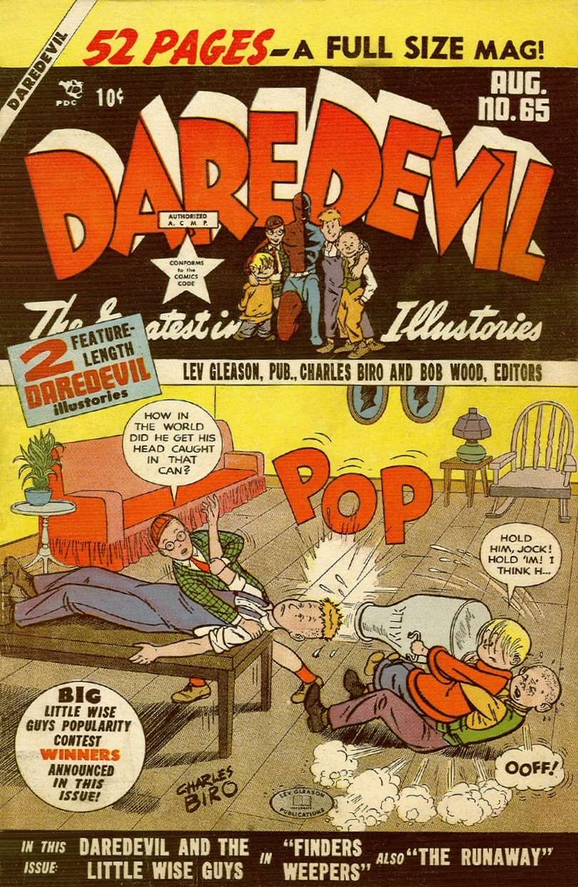 Comic Book Cover For Daredevil Comics 65 - Version 1