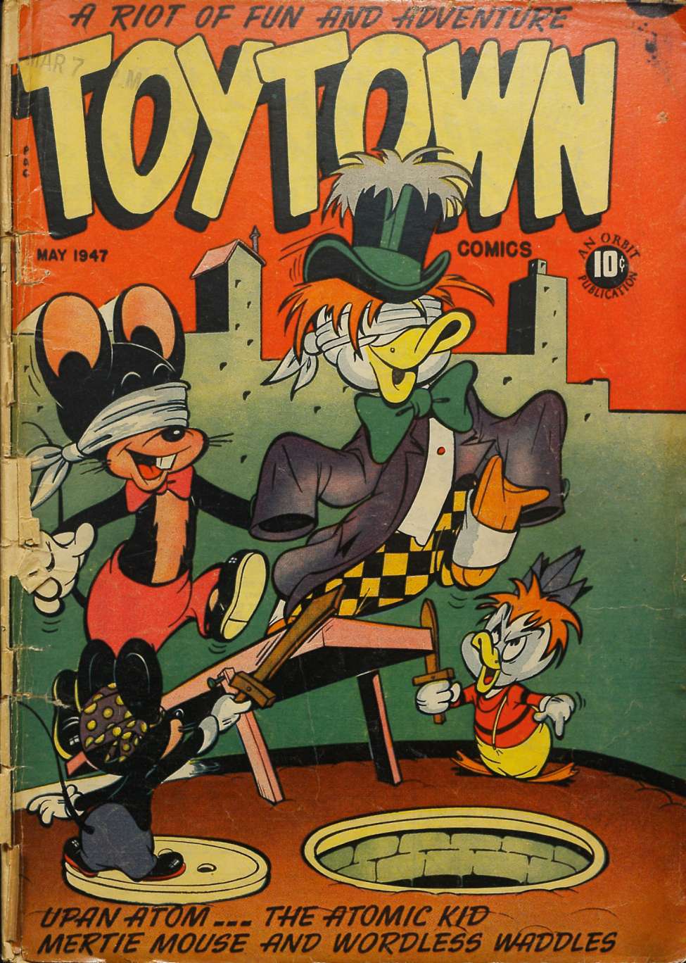 Book Cover For Toytown Comics 7