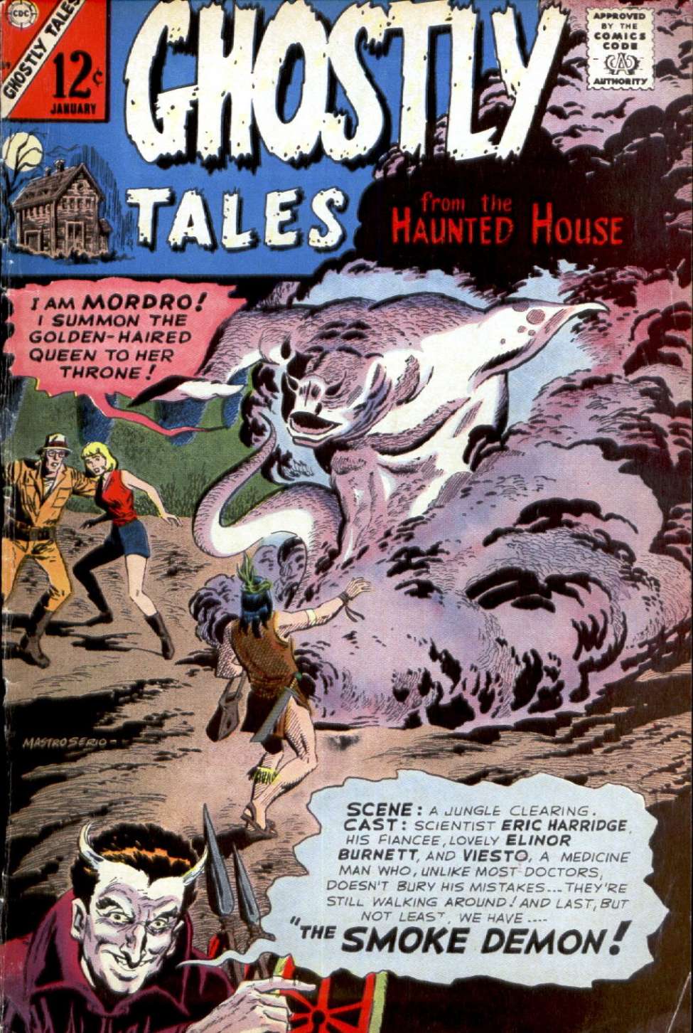 Comic Book Cover For Ghostly Tales 59