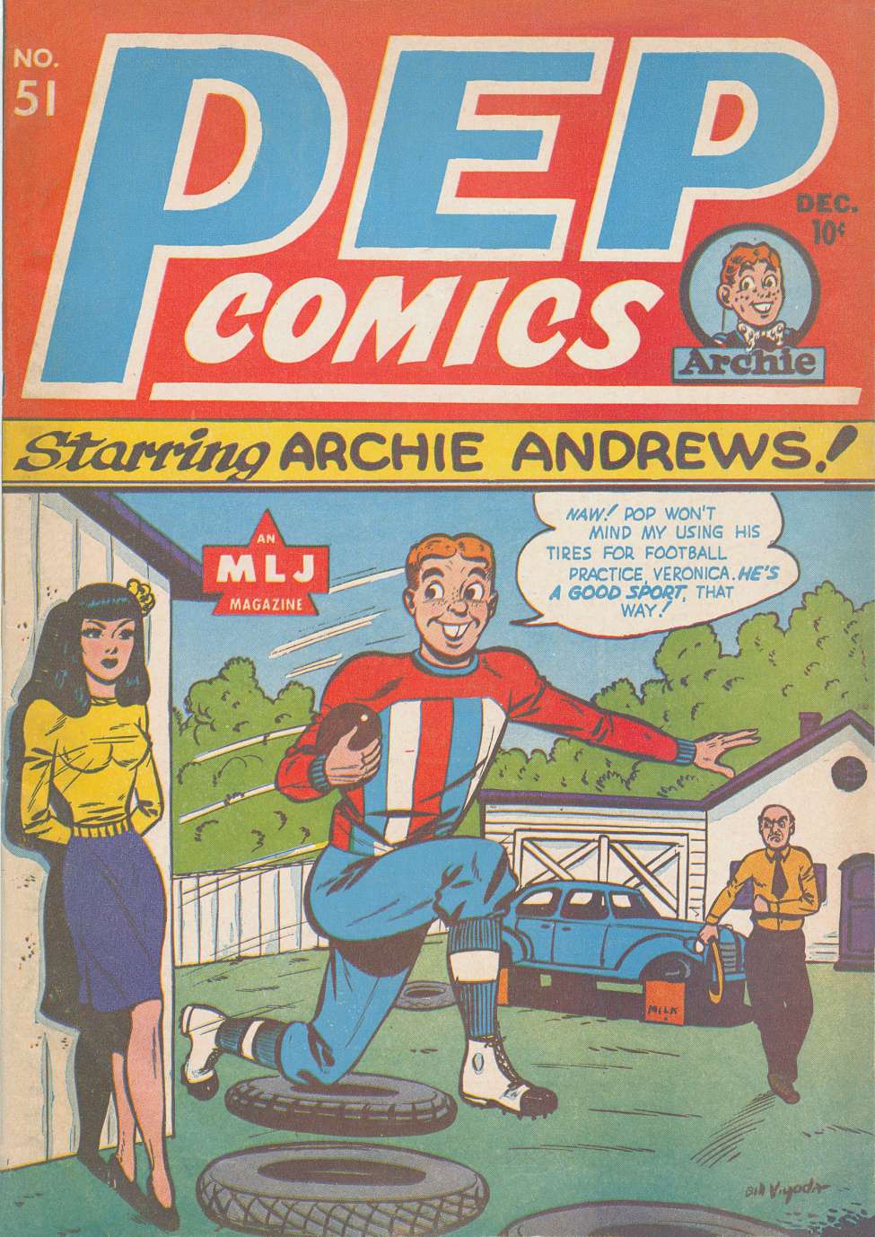 Book Cover For Pep Comics 51