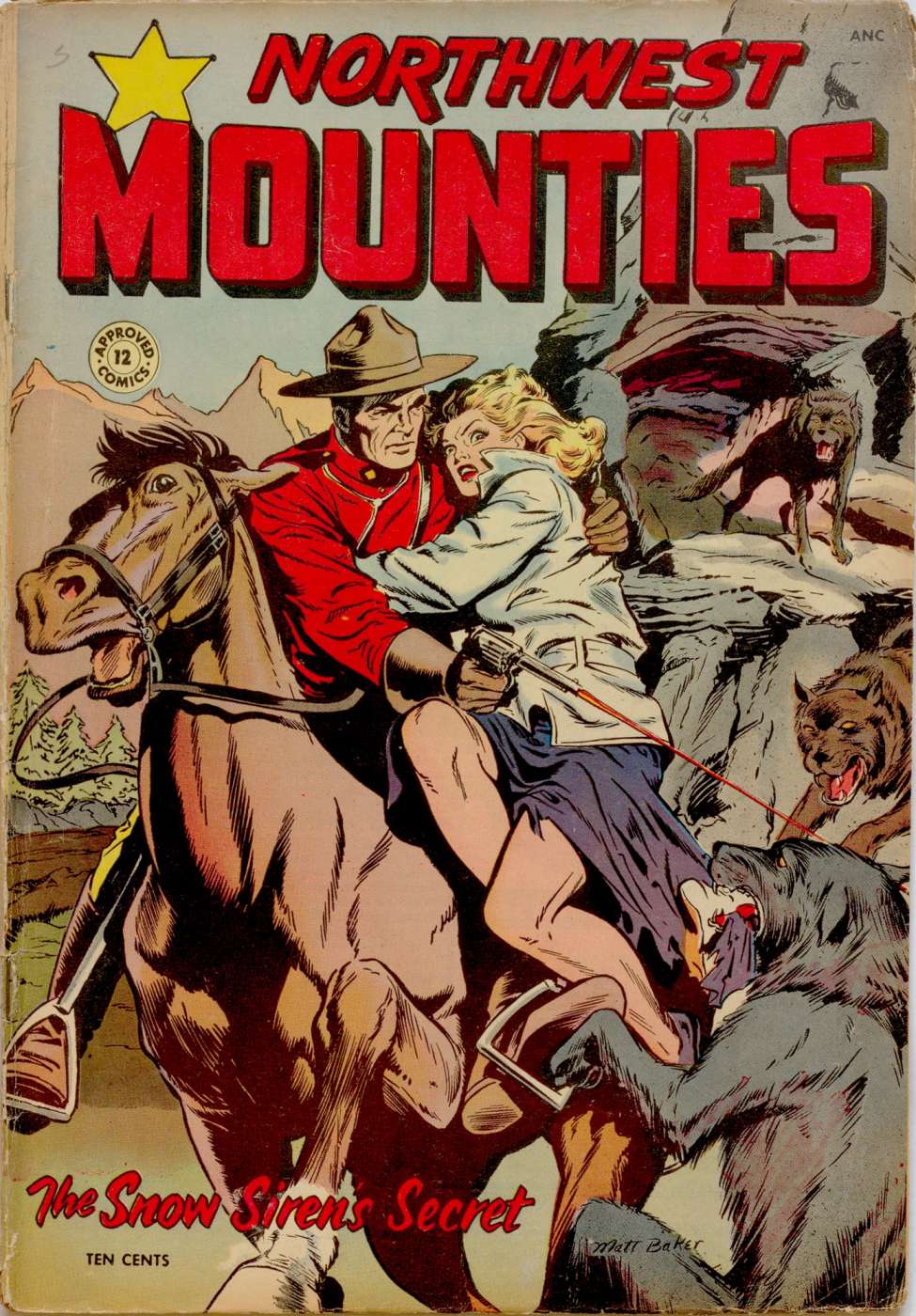 Comic Book Cover For Northwest Mounties 4 - Version 2