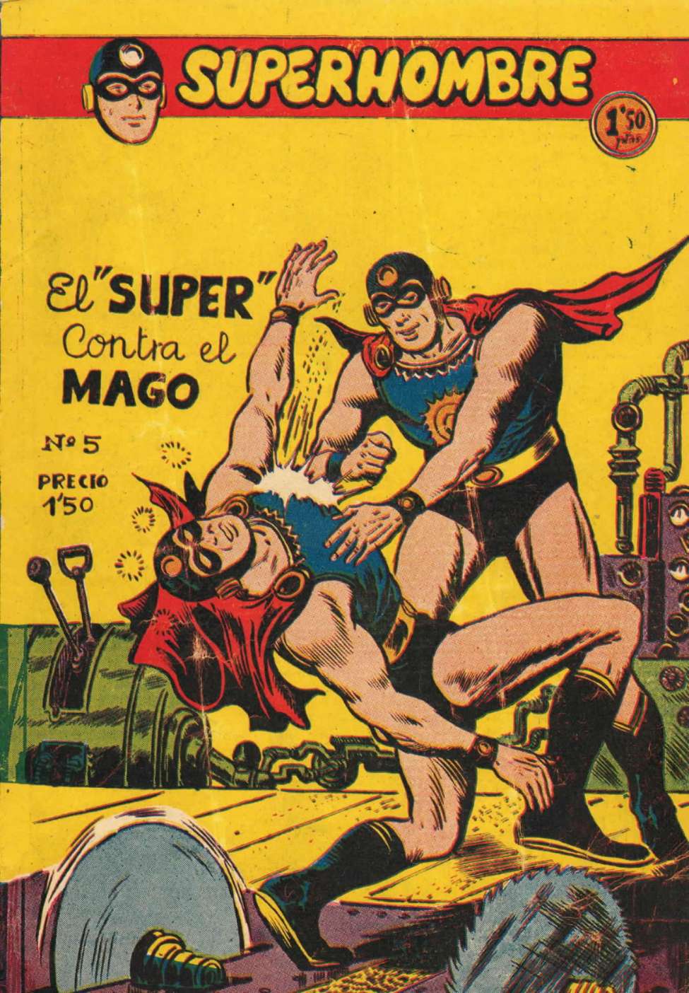 Book Cover For SuperHombre 5 El Super contra el Mago