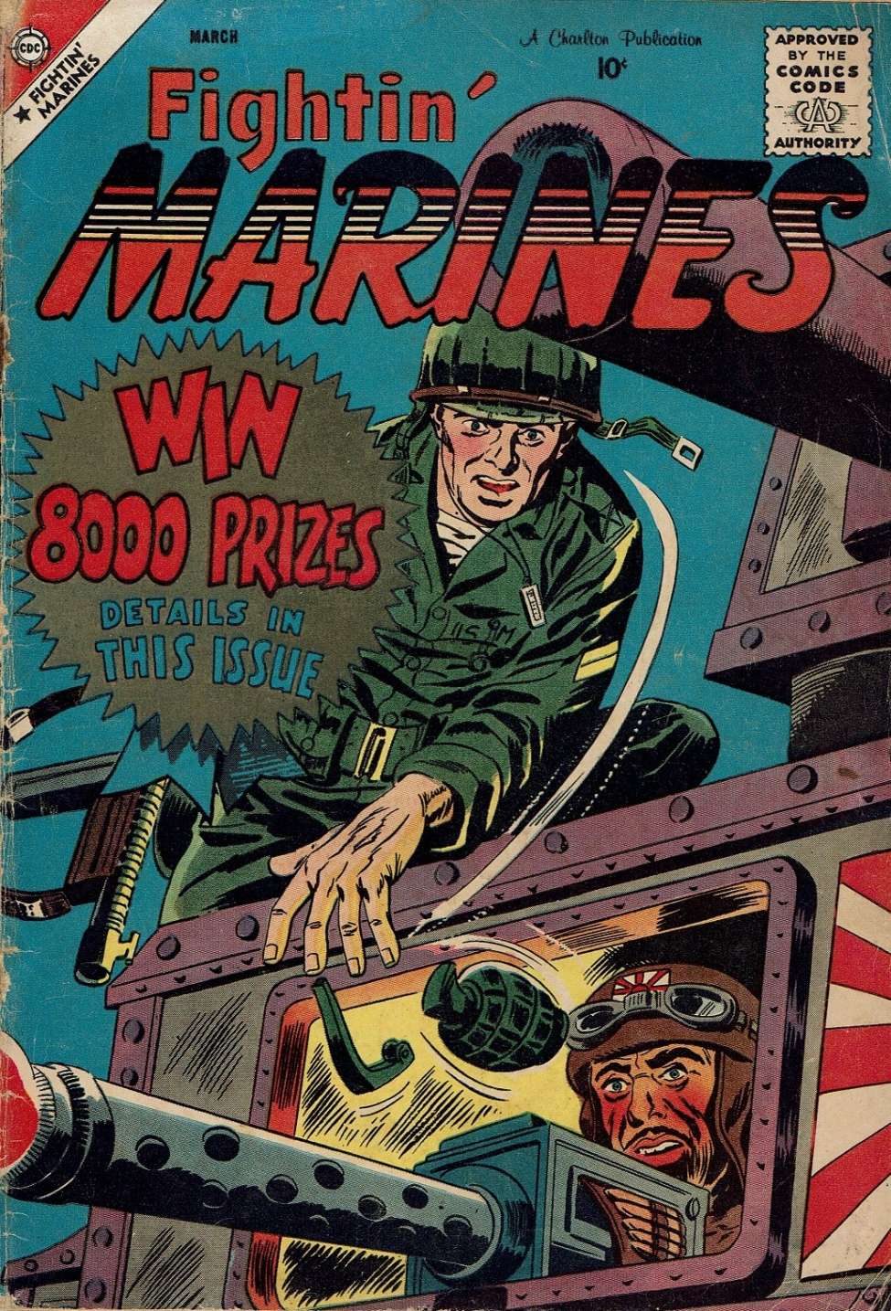 Comic Book Cover For Fightin' Marines 29 - Version 1