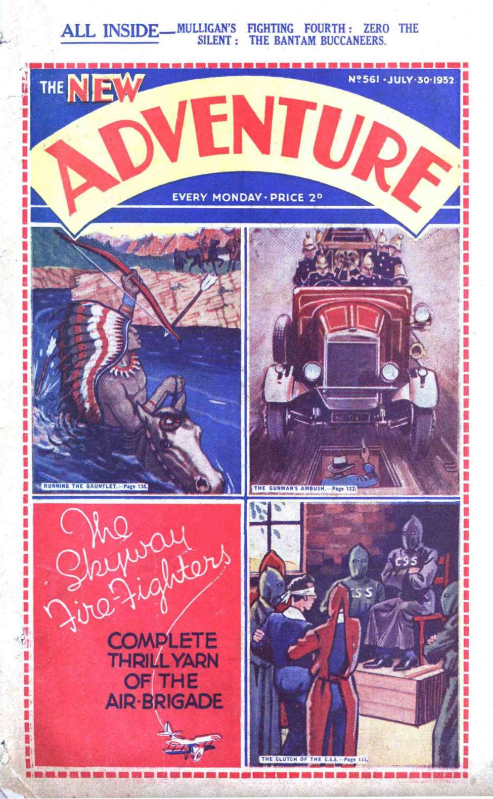 Comic Book Cover For Adventure 561