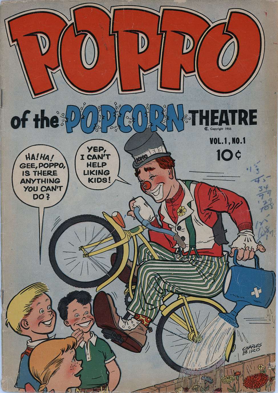 Comic Book Cover For Poppo of the Popcorn Theatre 1