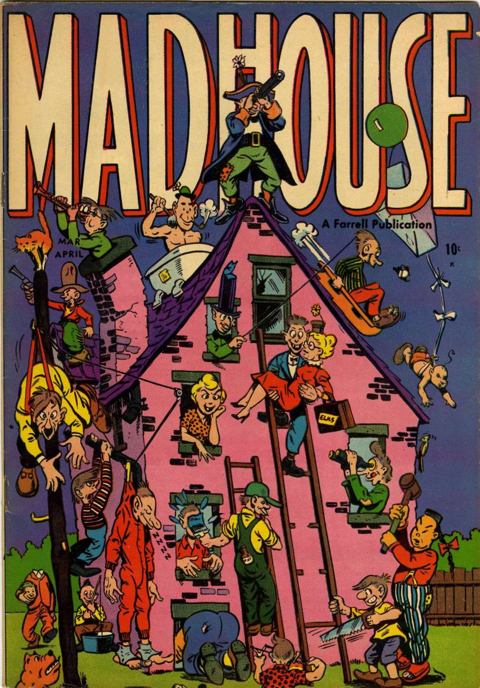 Book Cover For Madhouse 1 (alt)