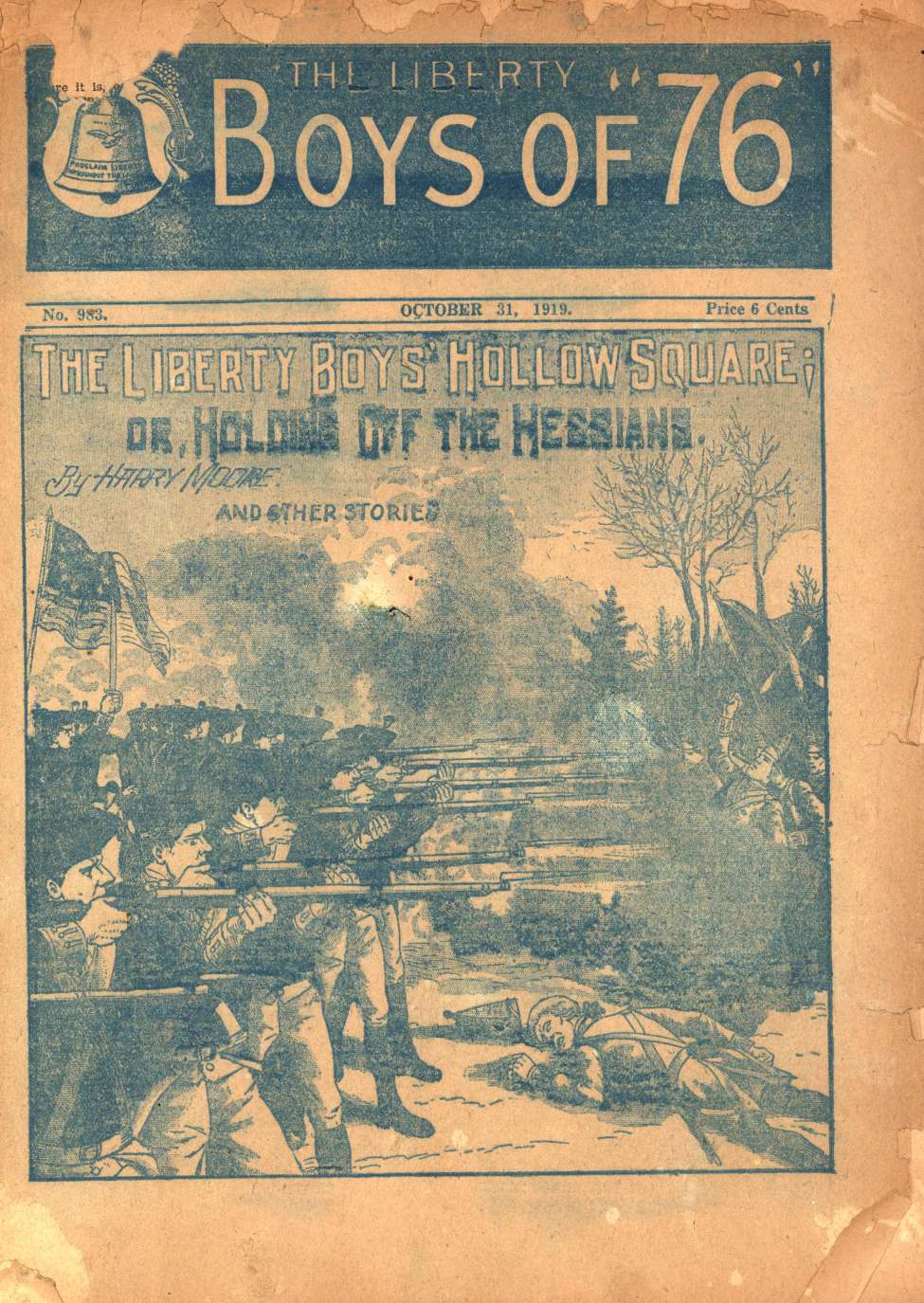 Book Cover For The Liberty Boys of 76 983 - The Liberty Boys' Hollow Square