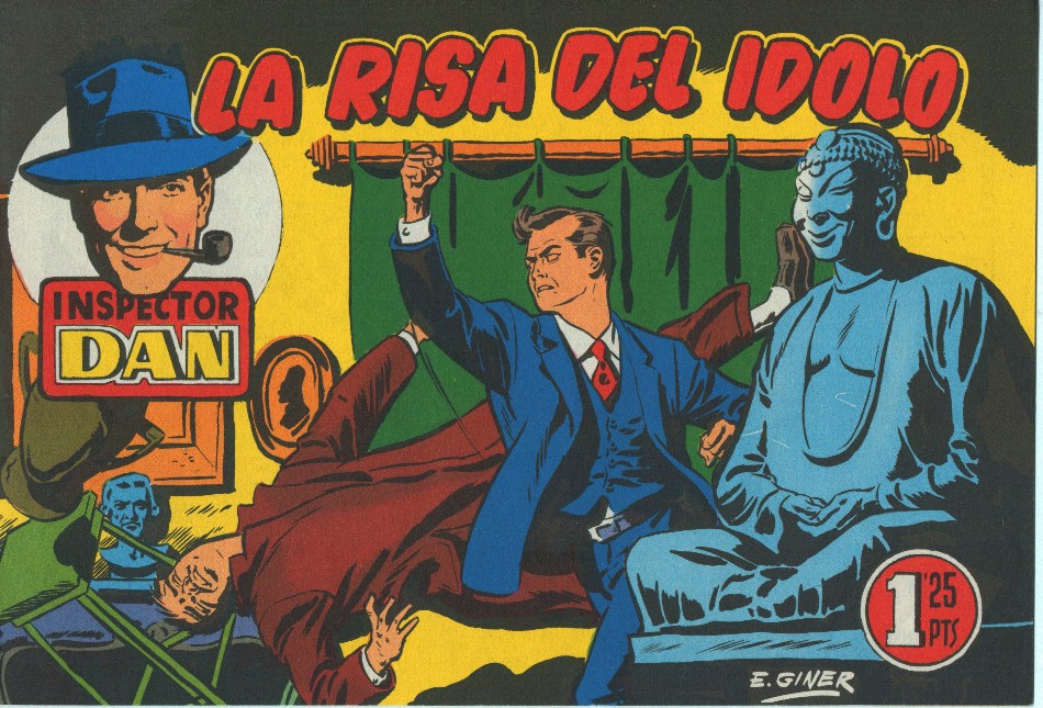Comic Book Cover For Inspector Dan 34 - La Risa del Idolo