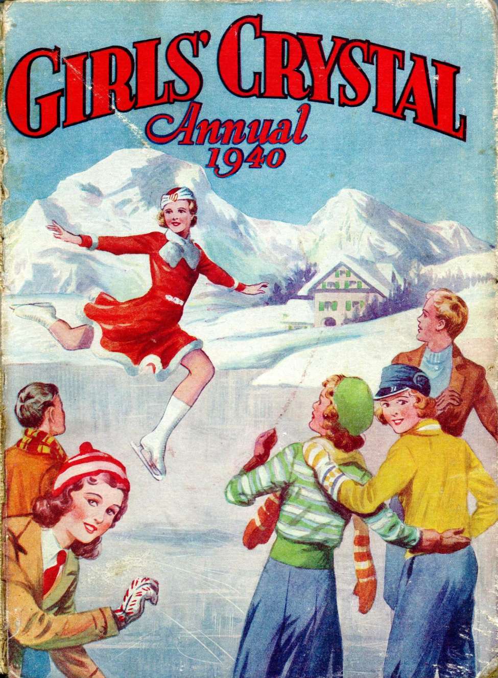 Book Cover For Girls' Crystal Annual 1940