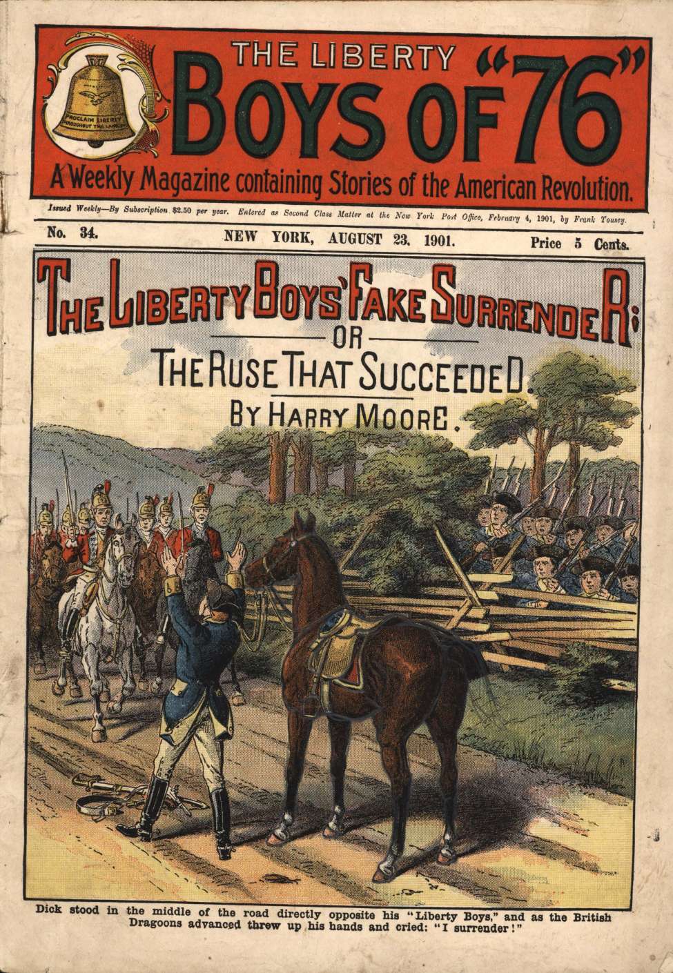 Book Cover For The Liberty Boys of 76 34 - The Liberty Boys' Fake Surrender