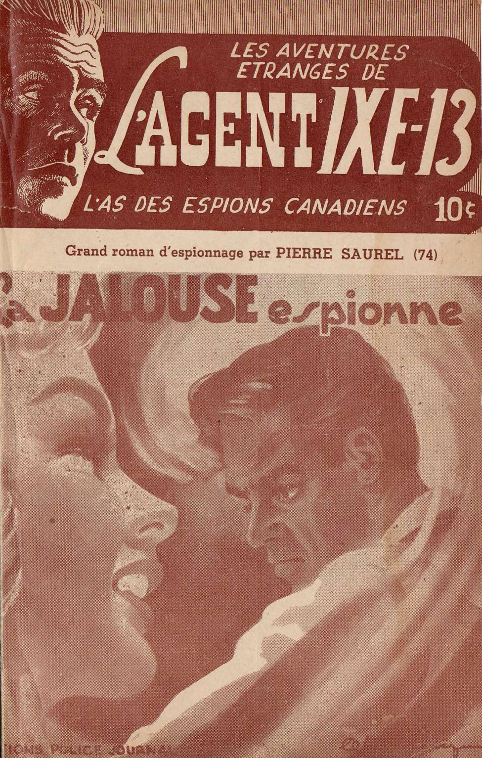 Book Cover For L'Agent IXE-13 v2 74 - La jalouse espionne