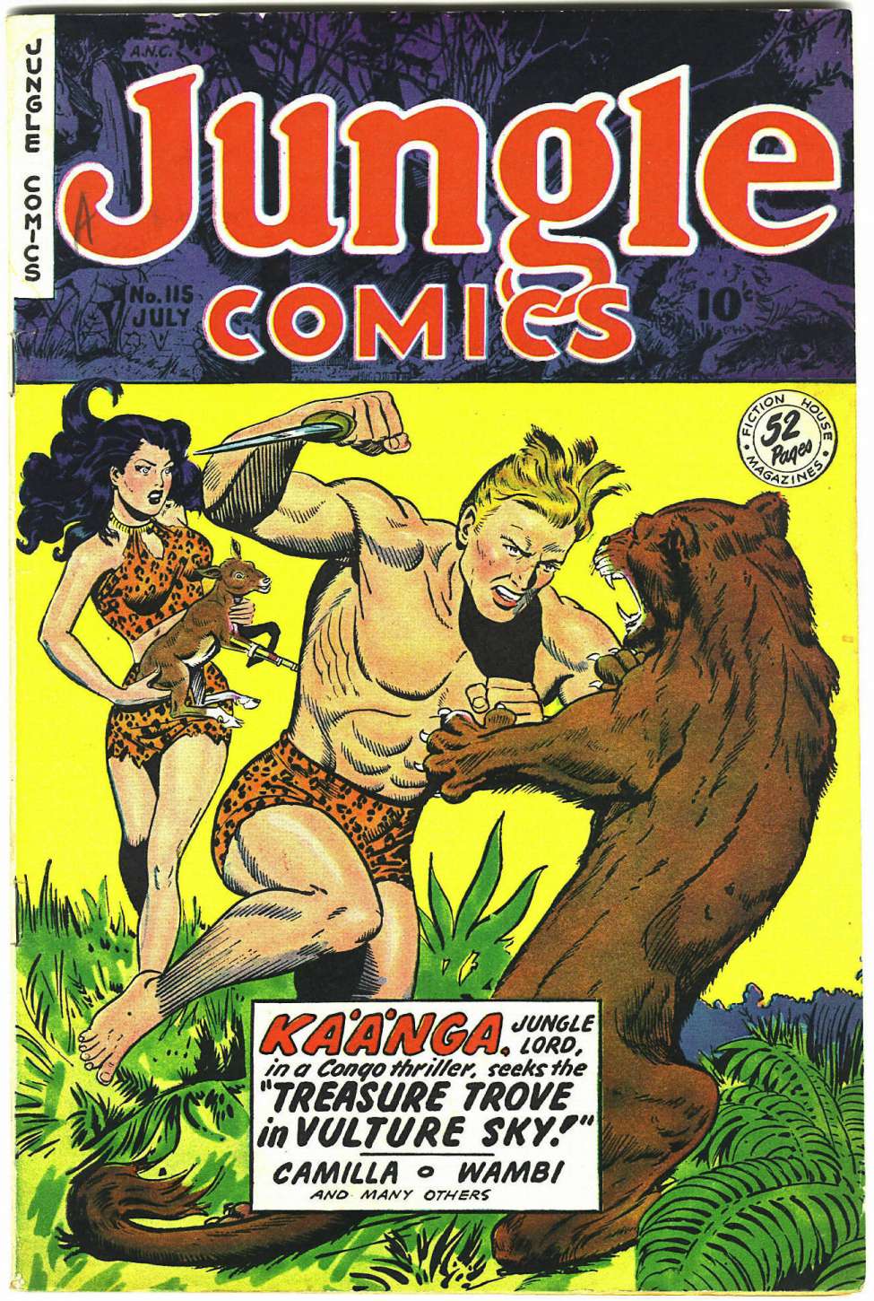 Book Cover For Jungle Comics 115