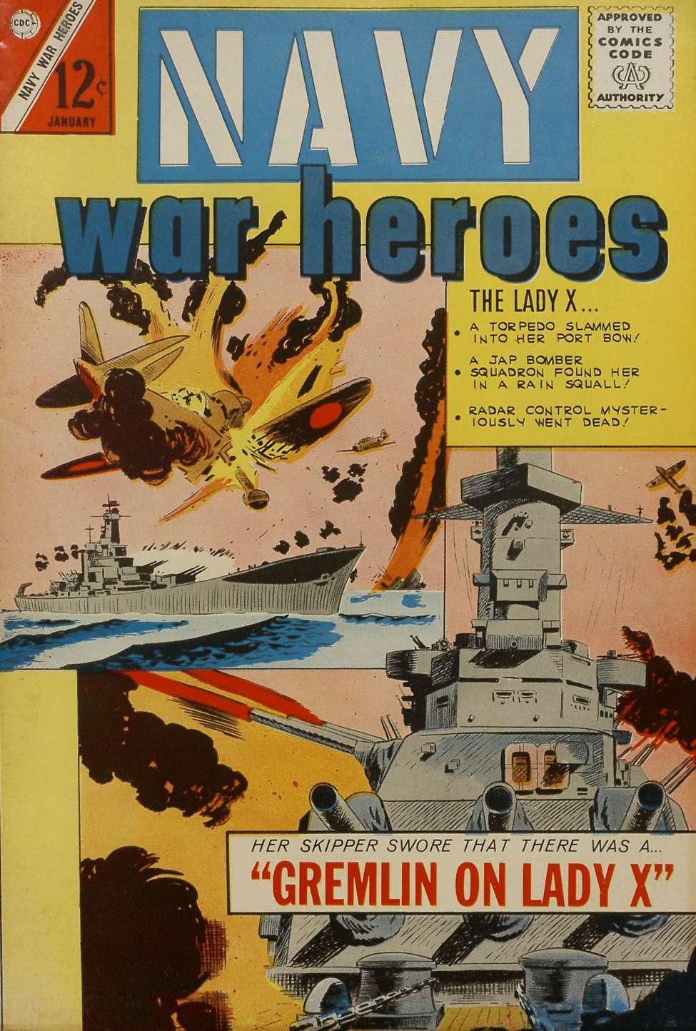 Comic Book Cover For Navy War Heroes 1 (alt) - Version 2