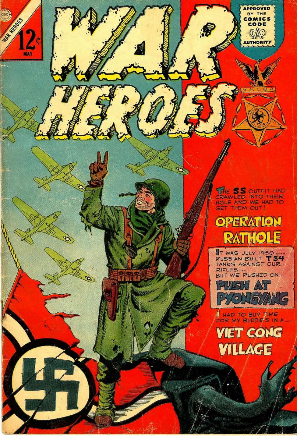 Comic Book Cover For War Heroes 18