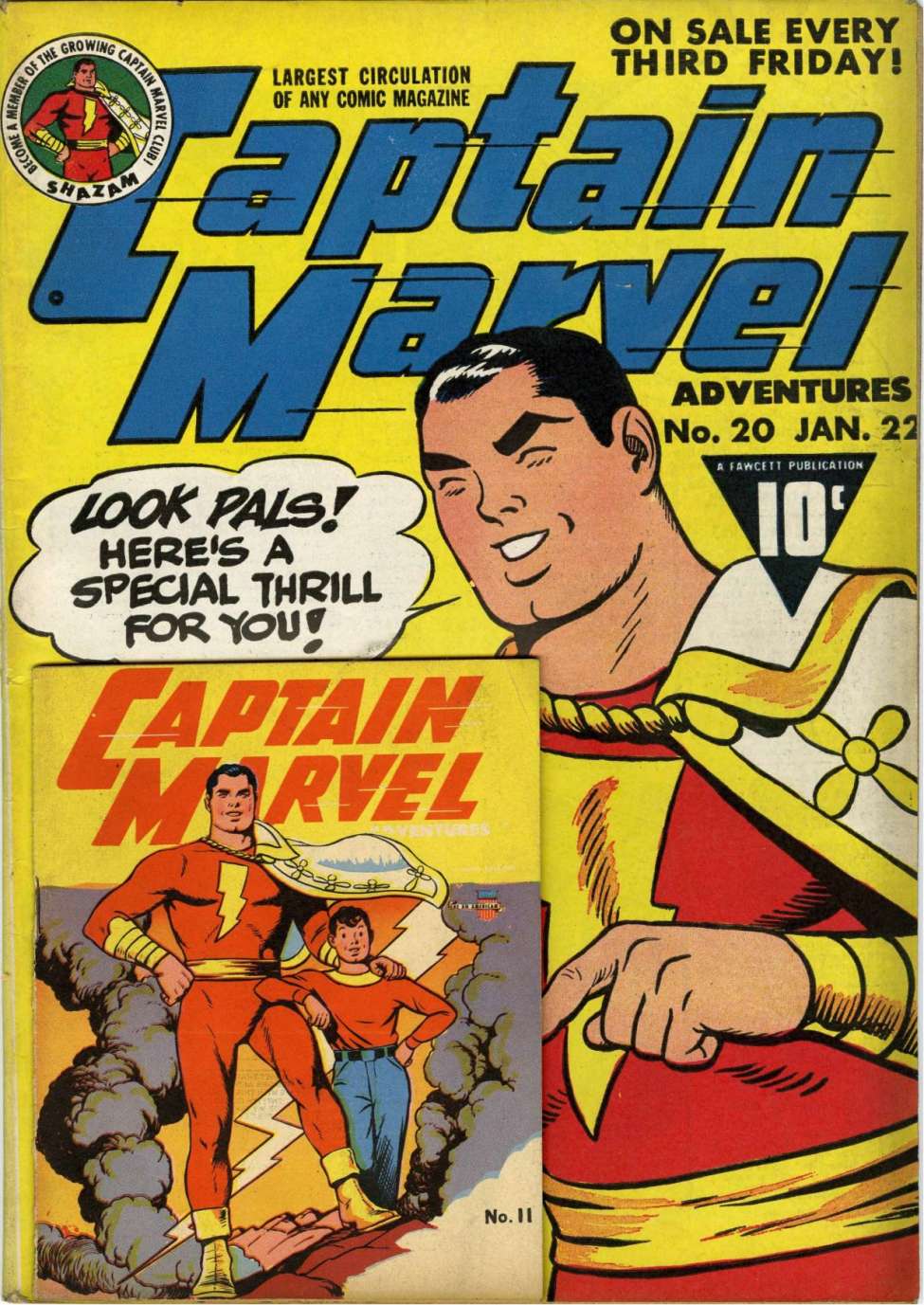 Comic Book Cover For Captain Marvel Adventures 20 - Version 1