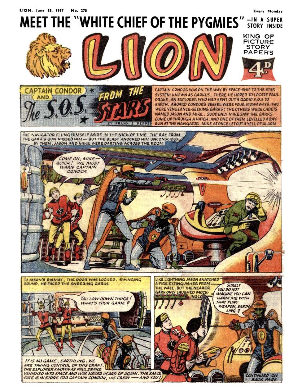 Comic Book Cover For Lion 278