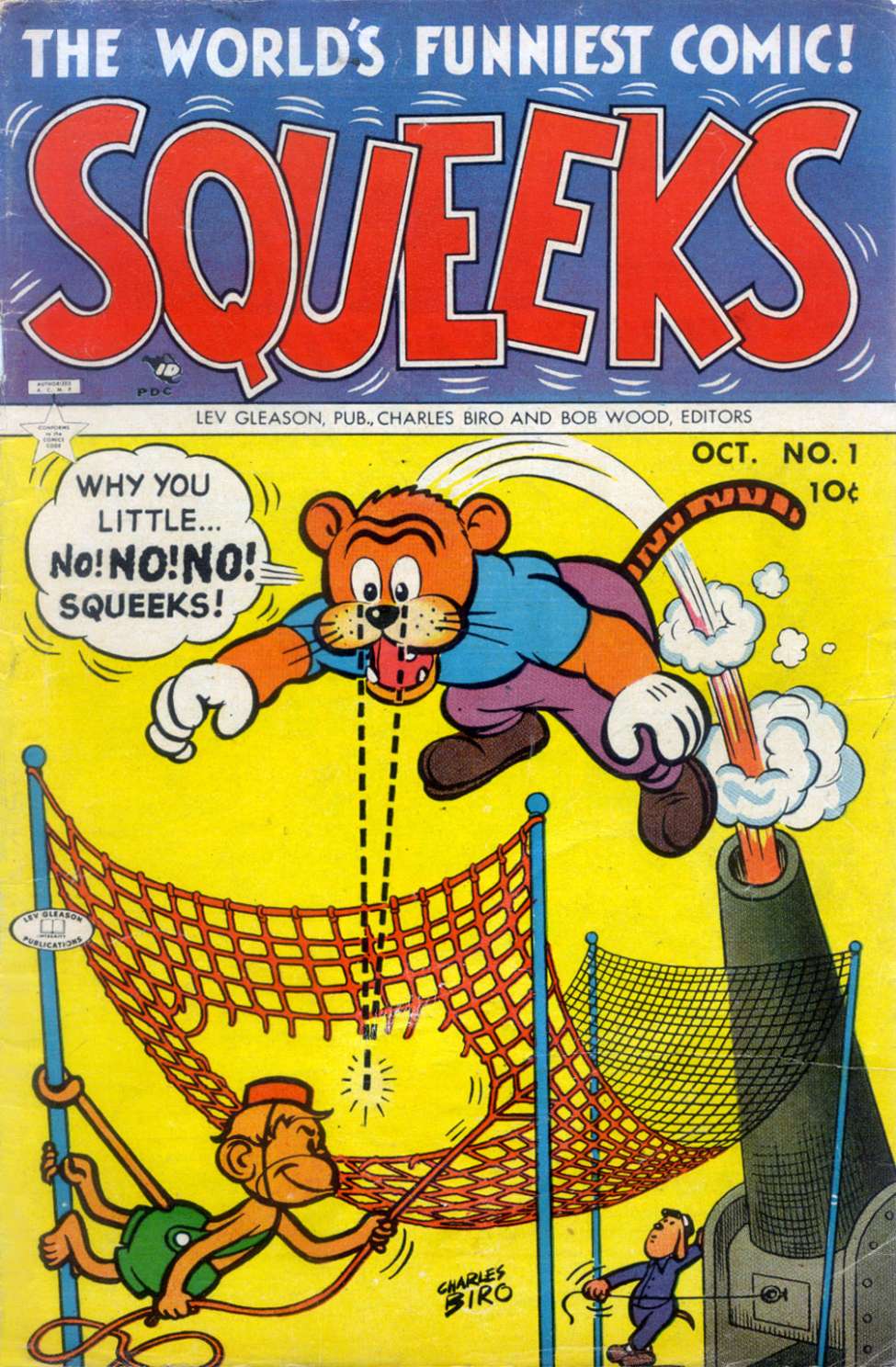 Comic Book Cover For Squeeks 1