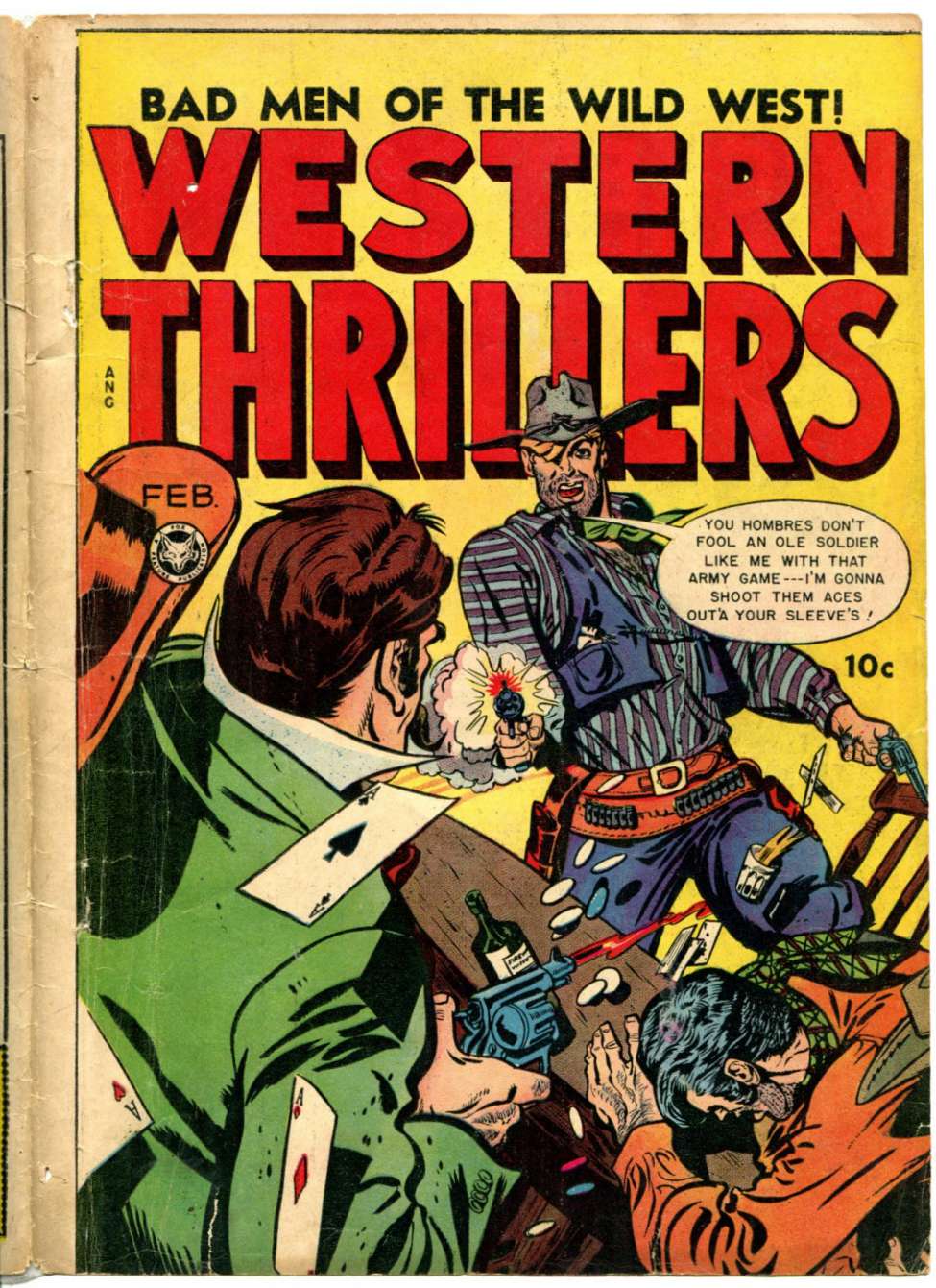 Comic Book Cover For Western Thrillers 4
