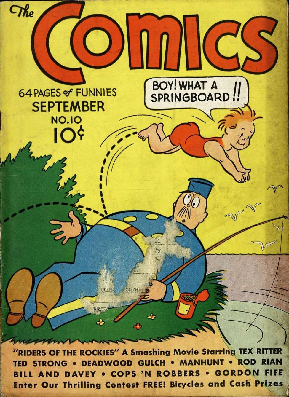 Comic Book Cover For The Comics 10