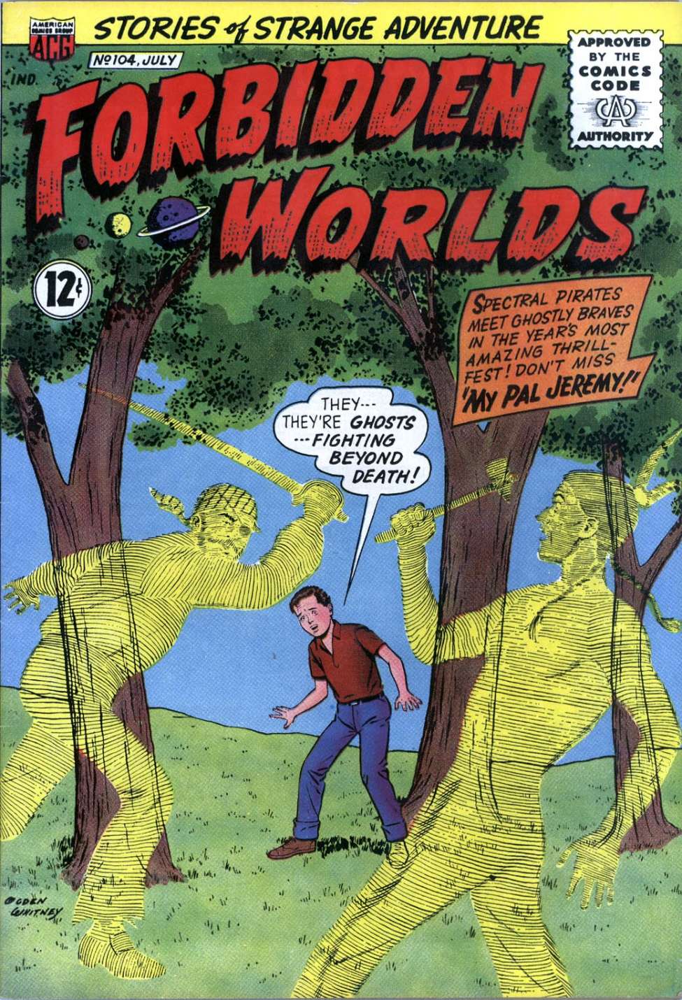 Comic Book Cover For Forbidden Worlds 104