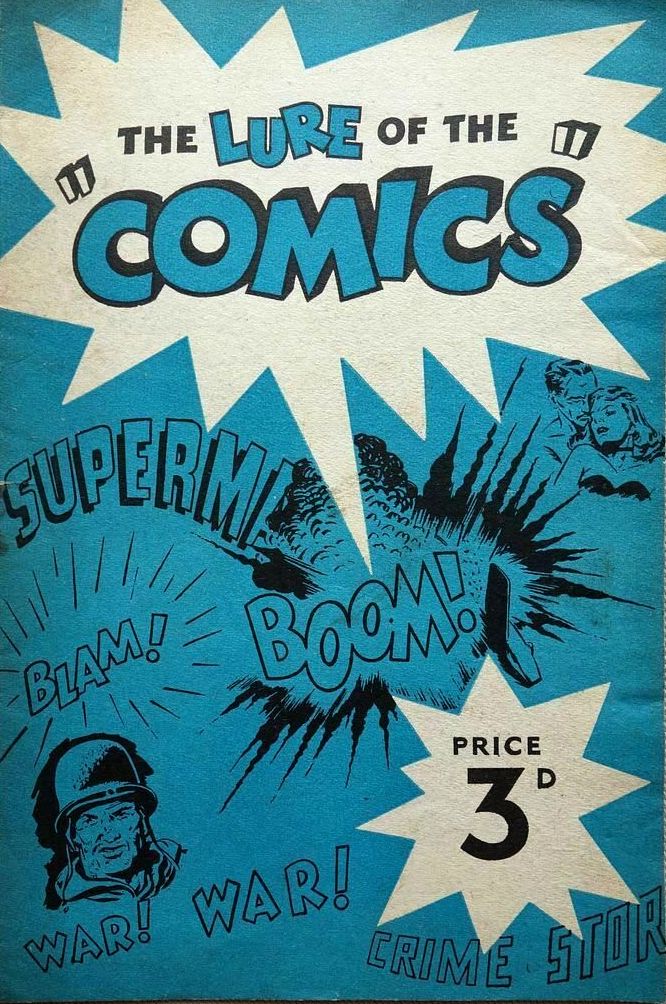 Comic Book Cover For Lure of The Comics