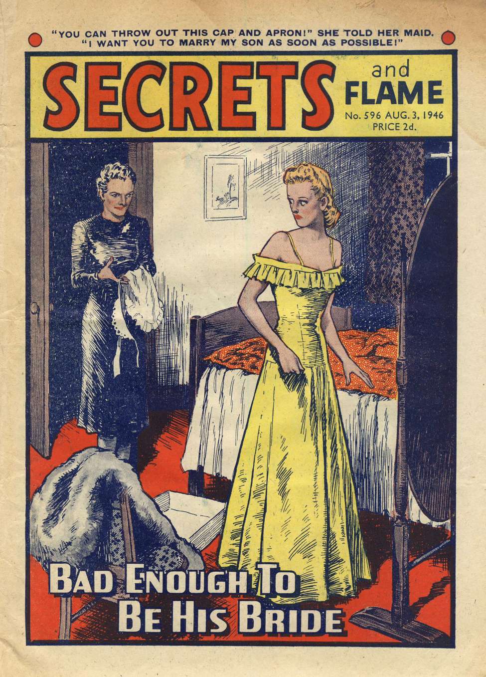 Comic Book Cover For Secrets and Flame 596