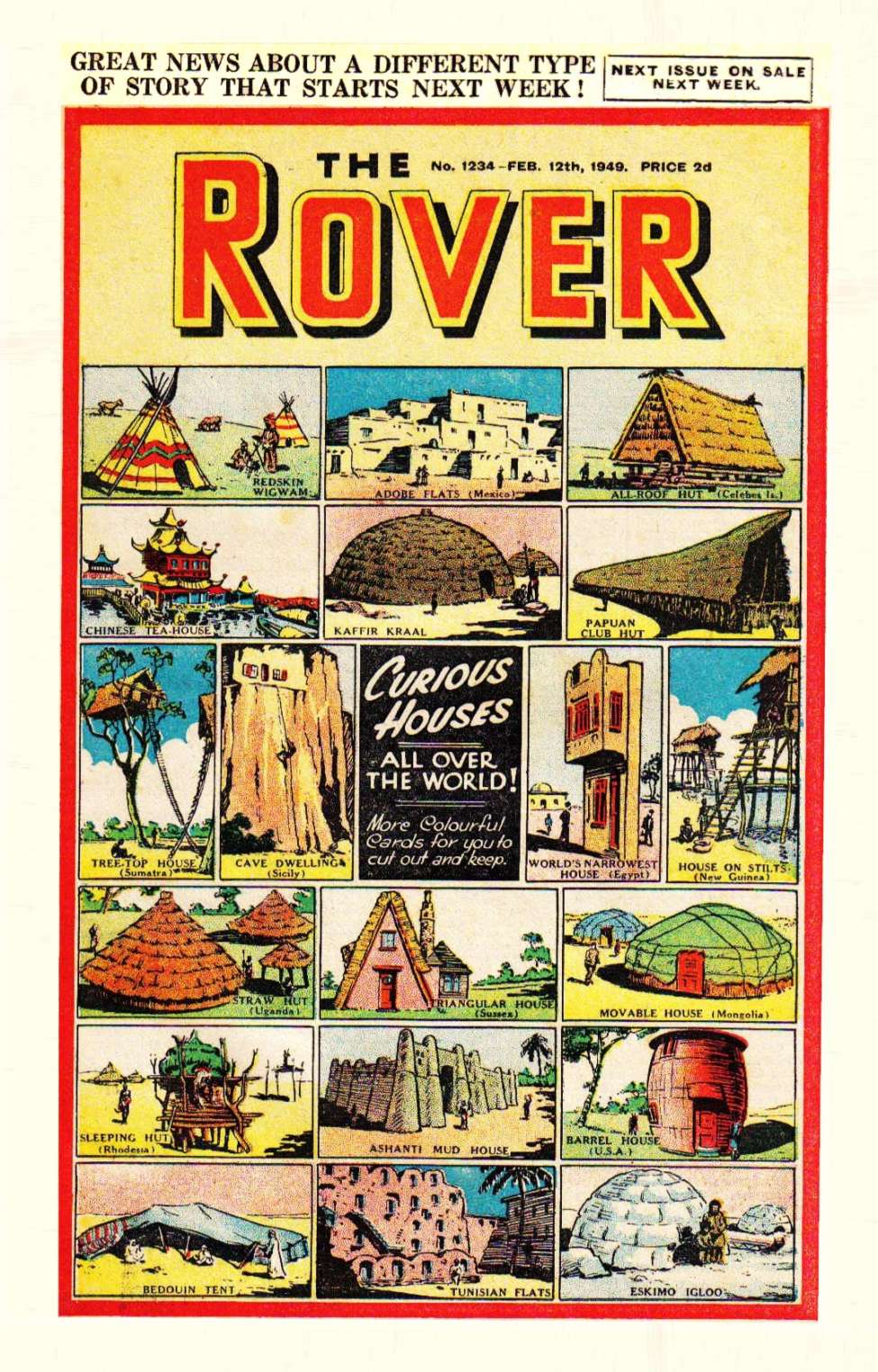 Comic Book Cover For The Rover 1234