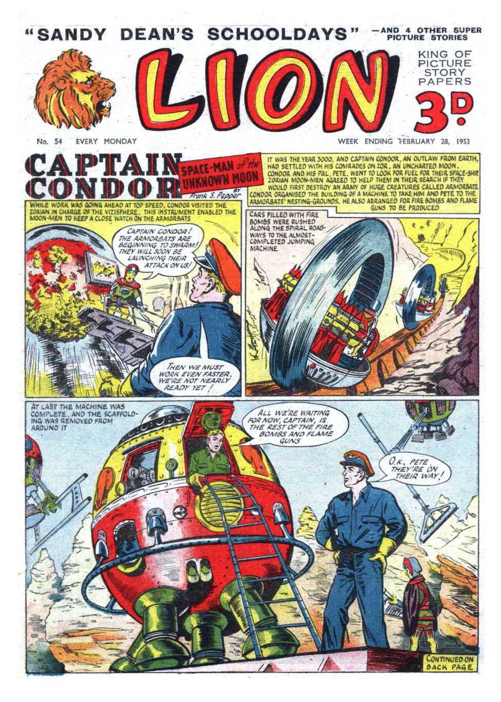 Comic Book Cover For Lion 54