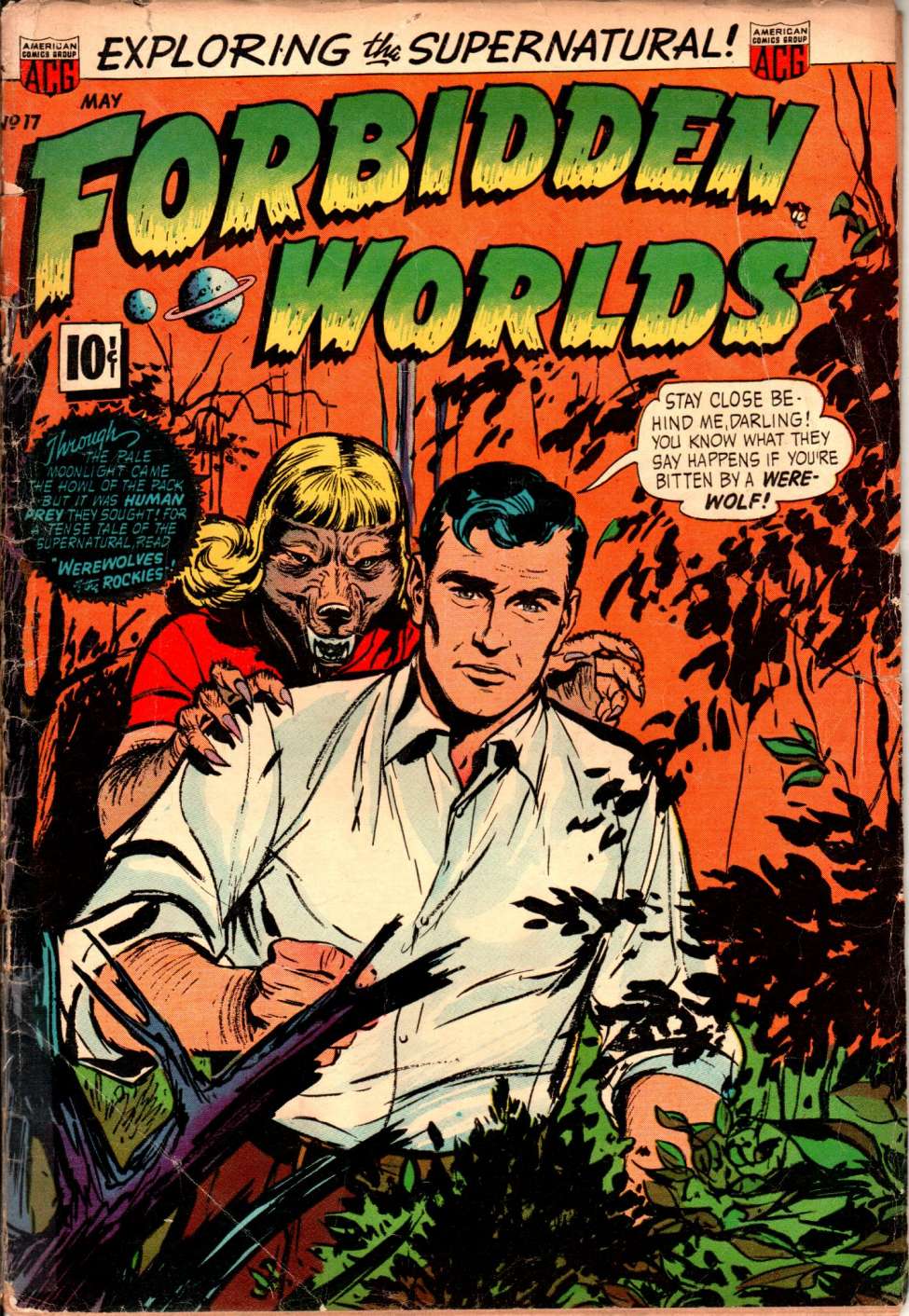 Comic Book Cover For Forbidden Worlds 17