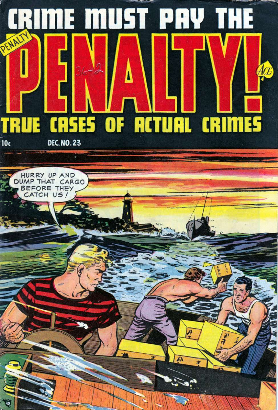 Comic Book Cover For Crime Must Pay the Penalty 23
