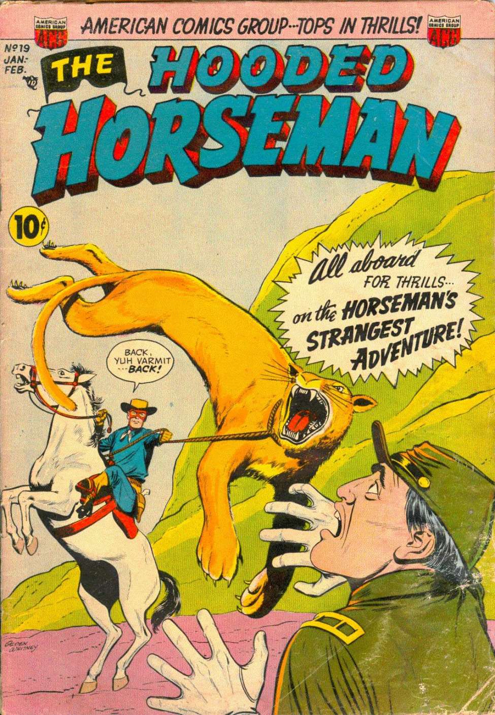 Comic Book Cover For The Hooded Horseman v2 19