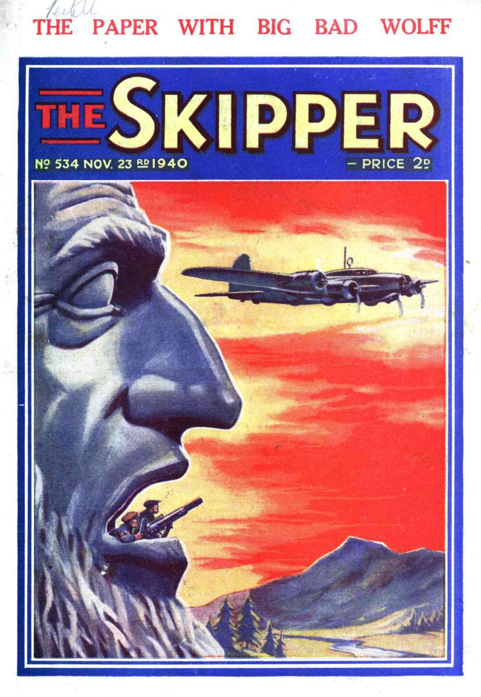 Comic Book Cover For The Skipper 534