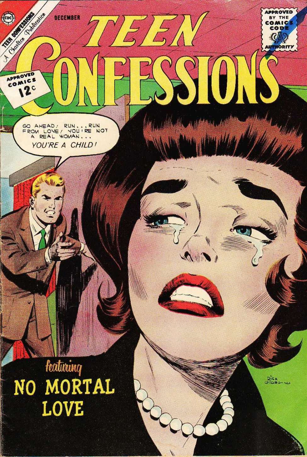 Comic Book Cover For Teen Confessions 20