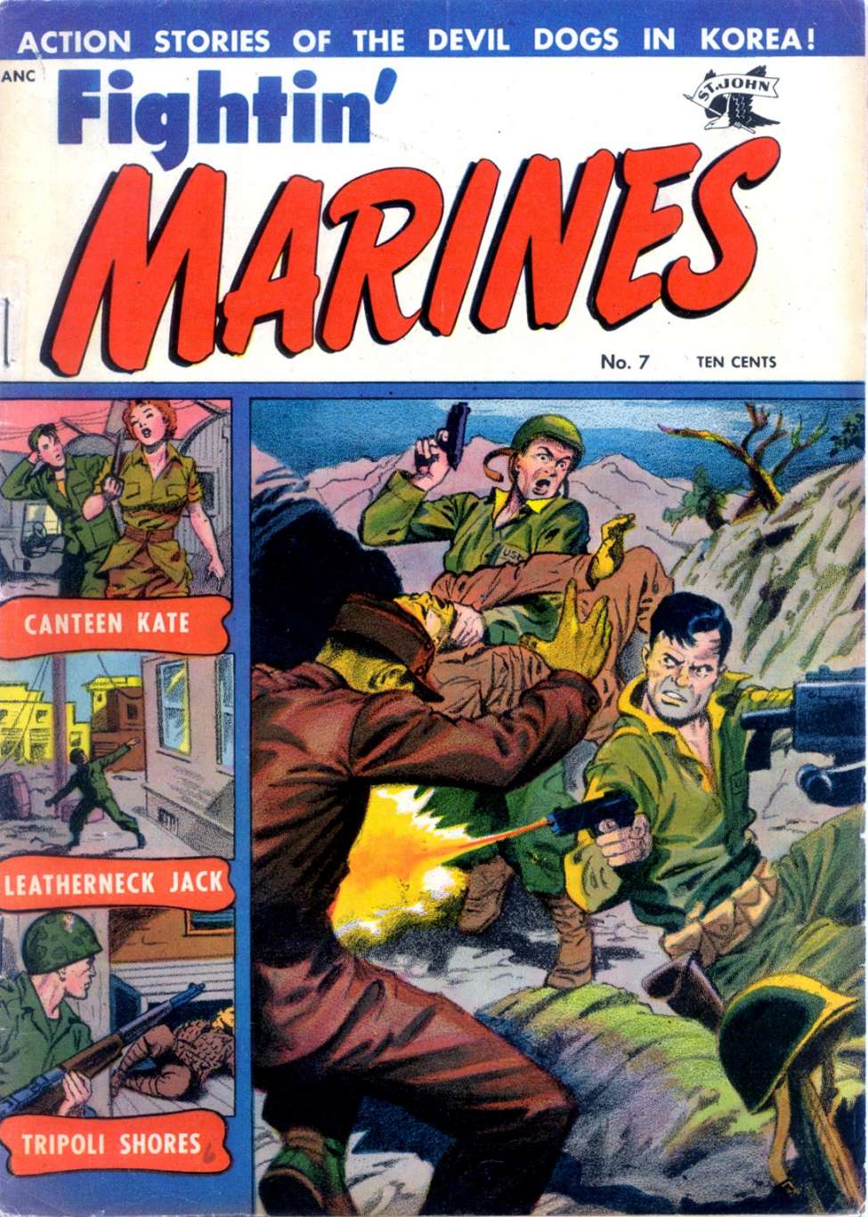 Comic Book Cover For Fightin' Marines 7