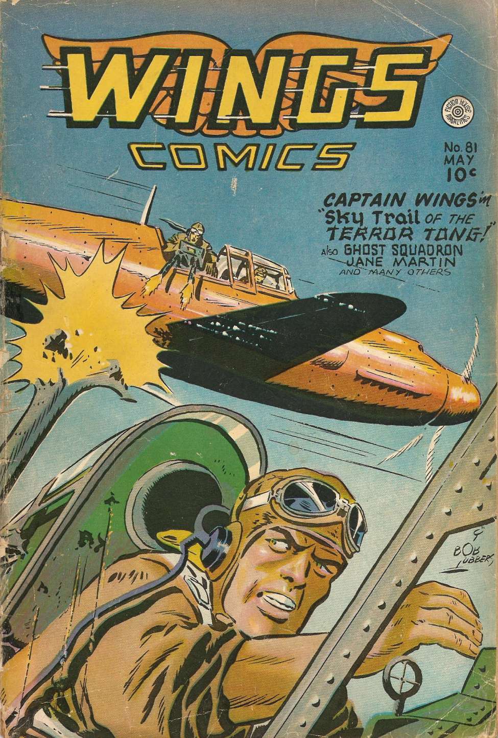 Comic Book Cover For Wings Comics 81 - Version 1