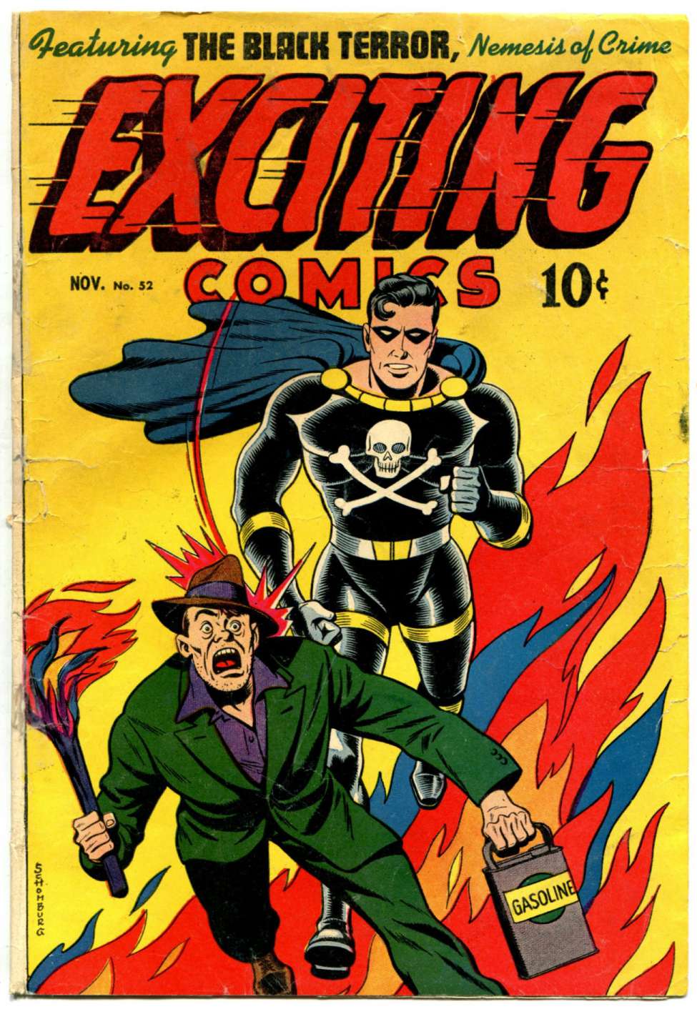Comic Book Cover For Exciting Comics 52