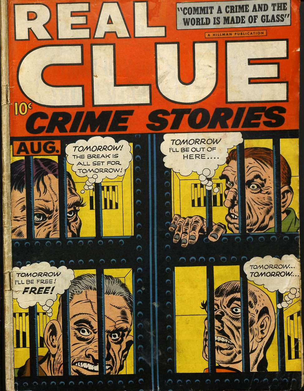 Book Cover For Real Clue Crime Stories v2 6 (alt) - Version 2