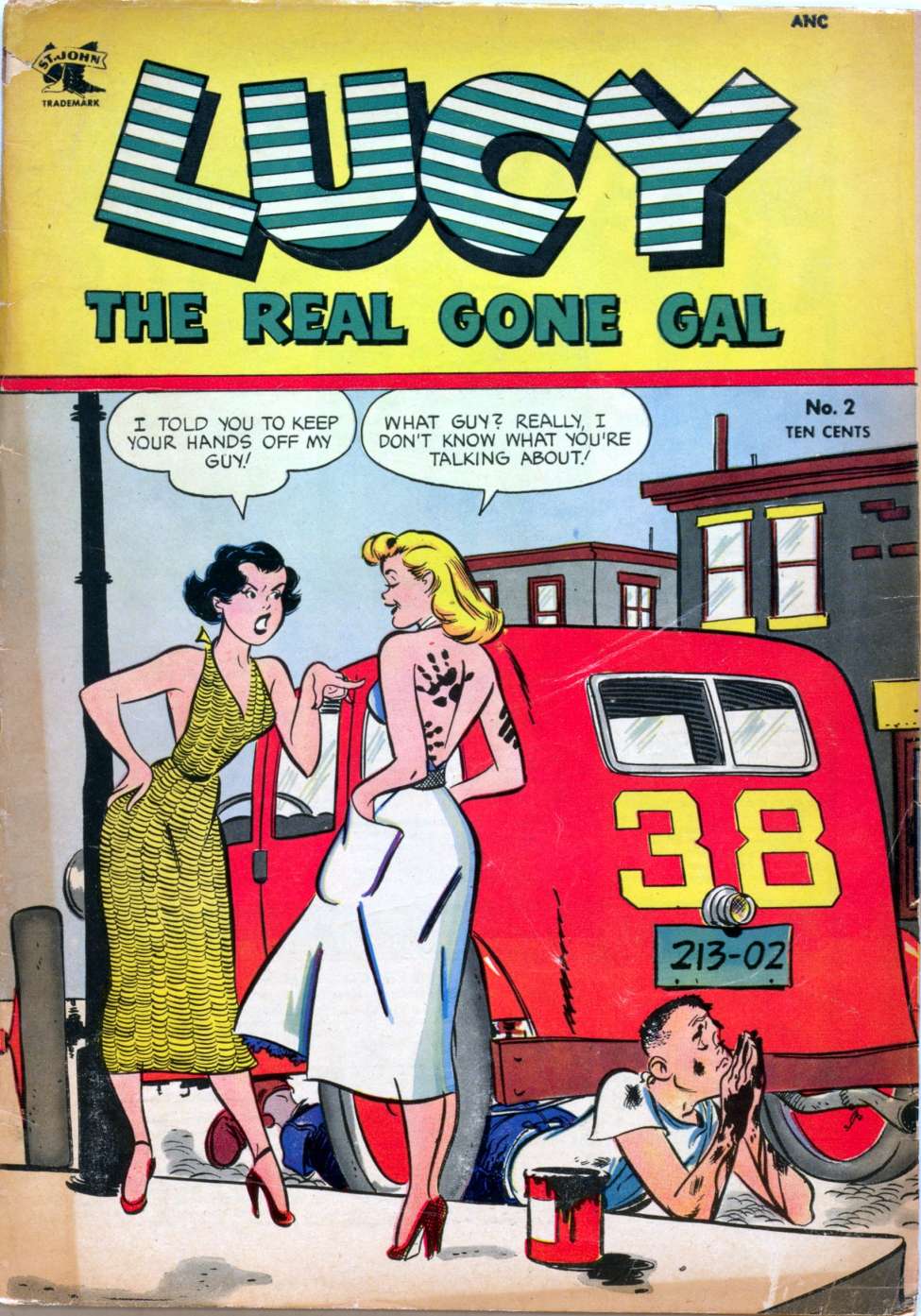 Comic Book Cover For Lucy, The Real Gone Gal 2